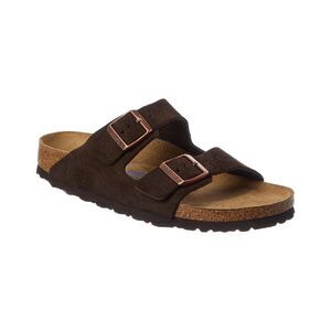 Birkenstock Arizona Bs Narrow Suede Sandal, Brown